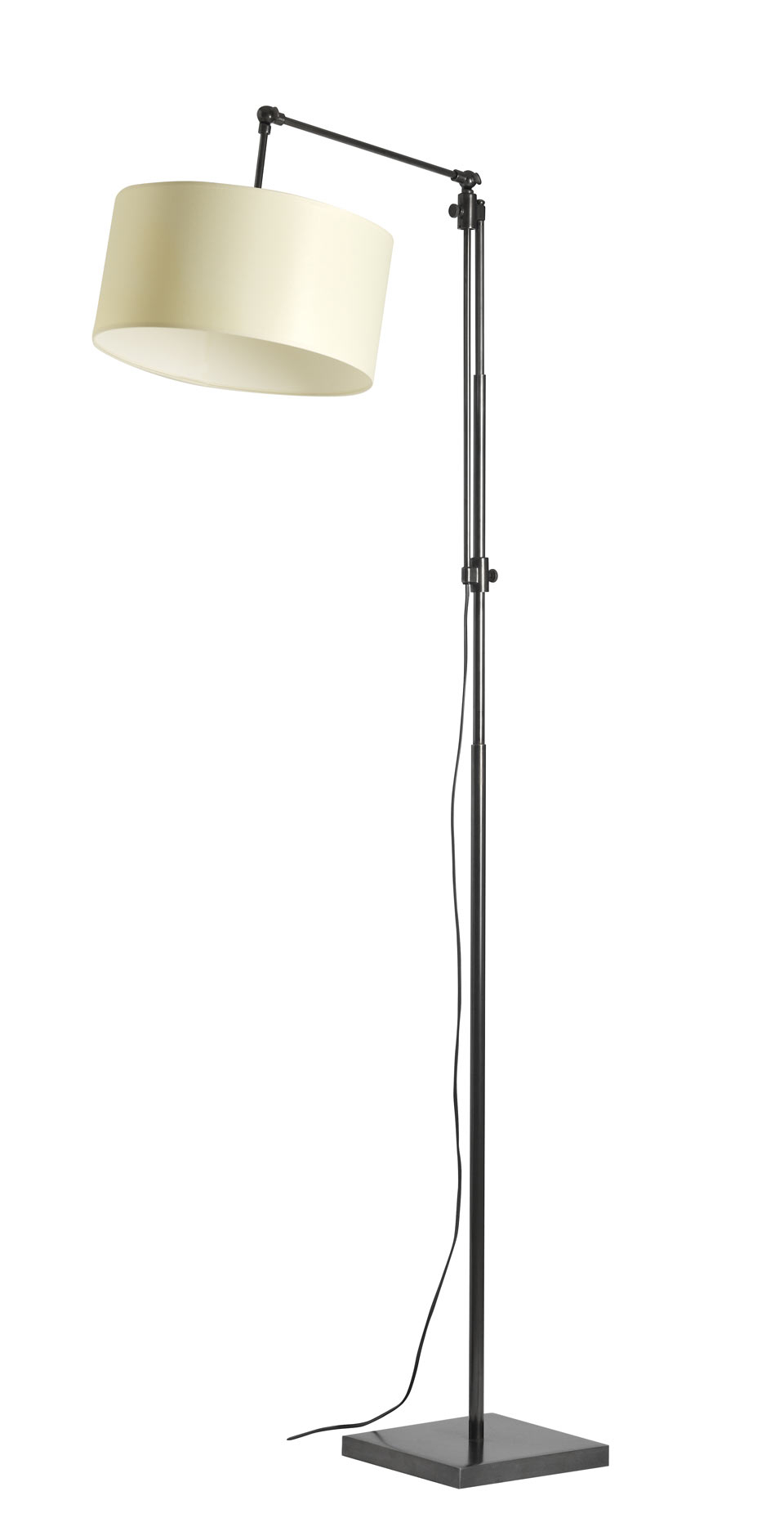 Articulated Arm Telescopic Foot Square Pedestal Available In Matte Gold And Bright Nickel inside dimensions 960 X 1879