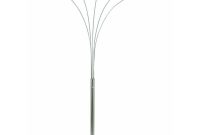 Artiva Micah Modern Arched 88 In Brushed Steel 5 Light Floor Lamp for size 1000 X 1000