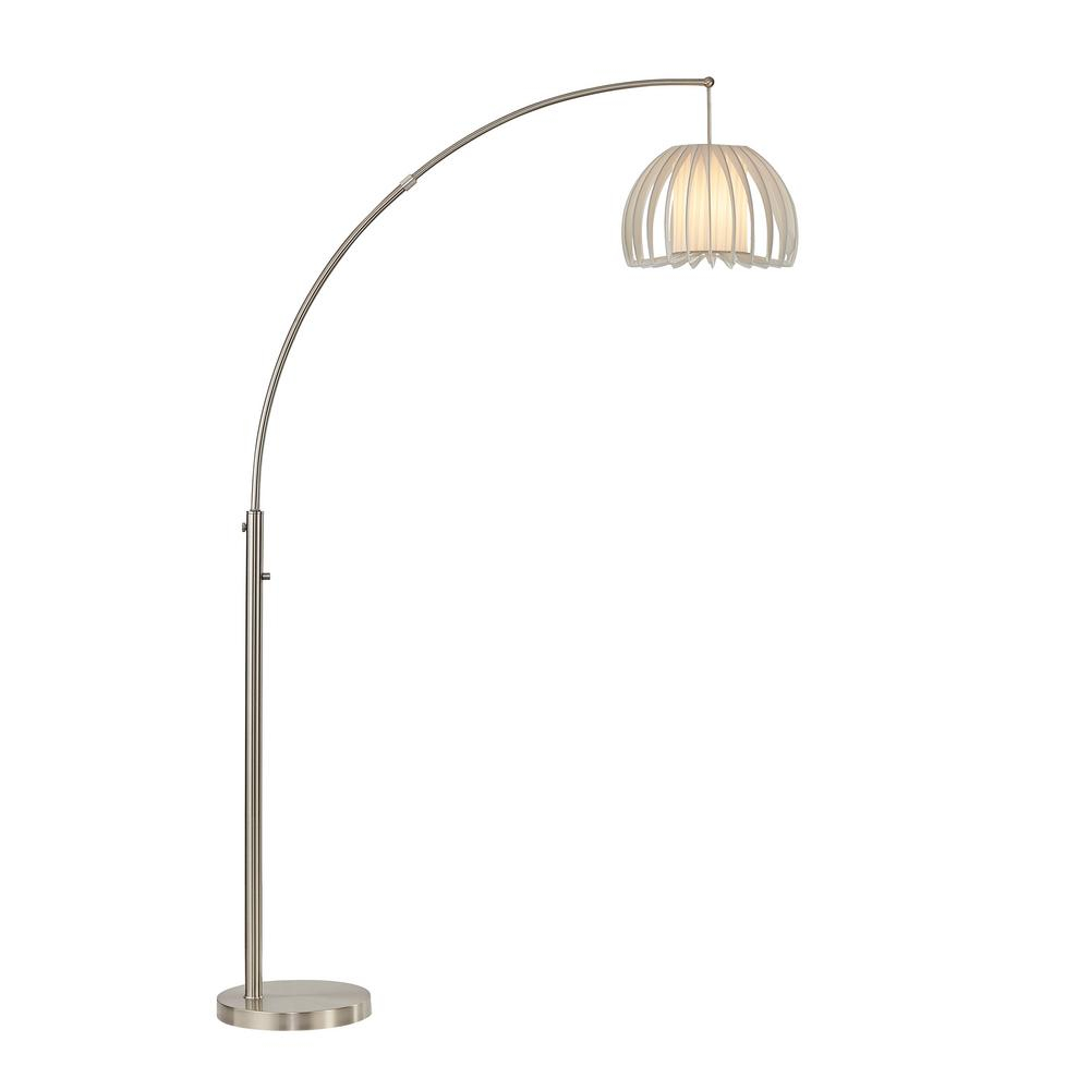 Artiva Zucca 83 In One Arched Chrome Led Floor Lamp With Dimmer inside measurements 1000 X 1000