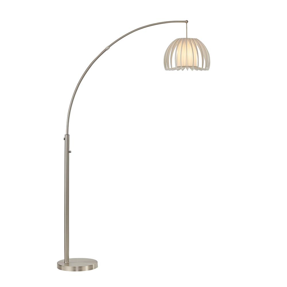 Artiva Zucca 83 In One Arched Chrome Led Floor Lamp With Dimmer intended for measurements 1000 X 1000