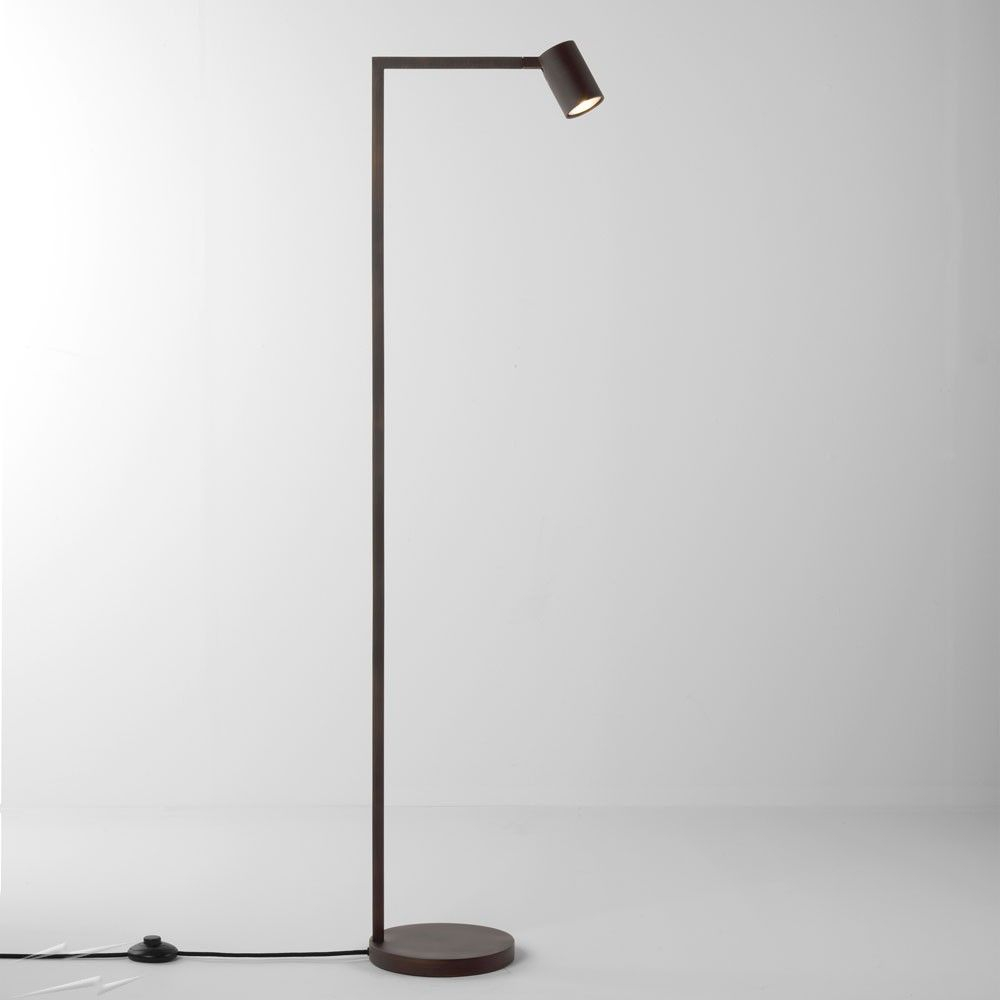 Ascoli Floor Lamp In Bronze Ip20 Rated 1 X 6w Led Gu10 With within size 1000 X 1000