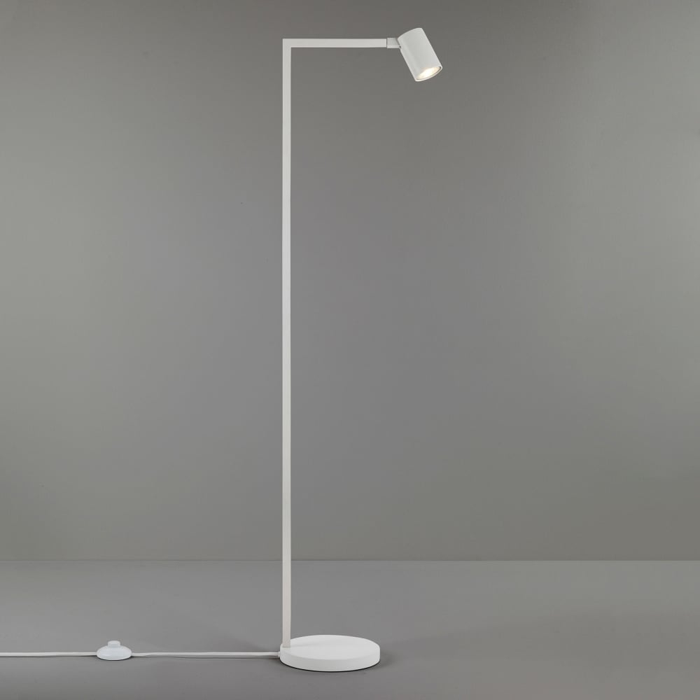 Ascoli Floor Lamp Switched In White with regard to dimensions 1000 X 1000