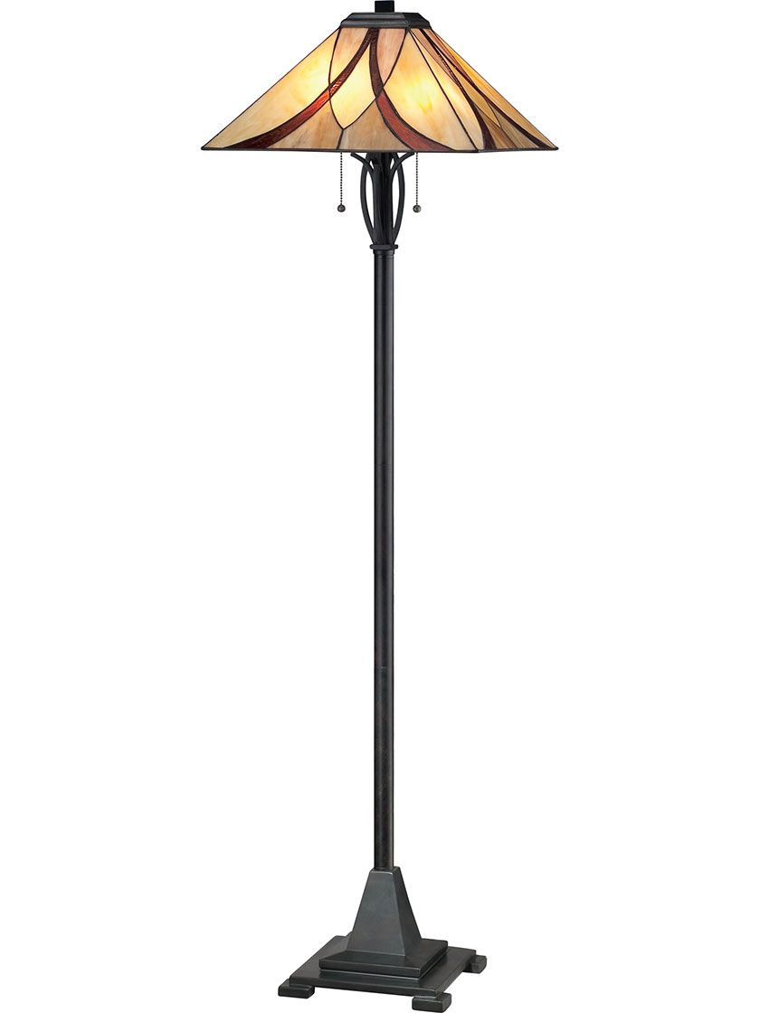 Asheville Floor Lamp Craftsman Bungalow Tall Floor Lamps intended for size 840 X 1120