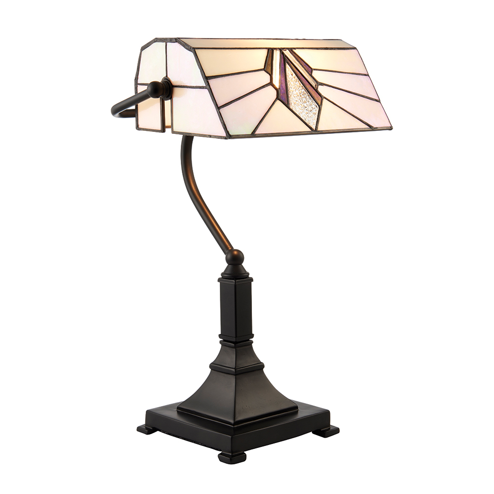 Astoria Tiffany Bankers Table Lamp In Art Deco Style 70909 intended for dimensions 1000 X 1000