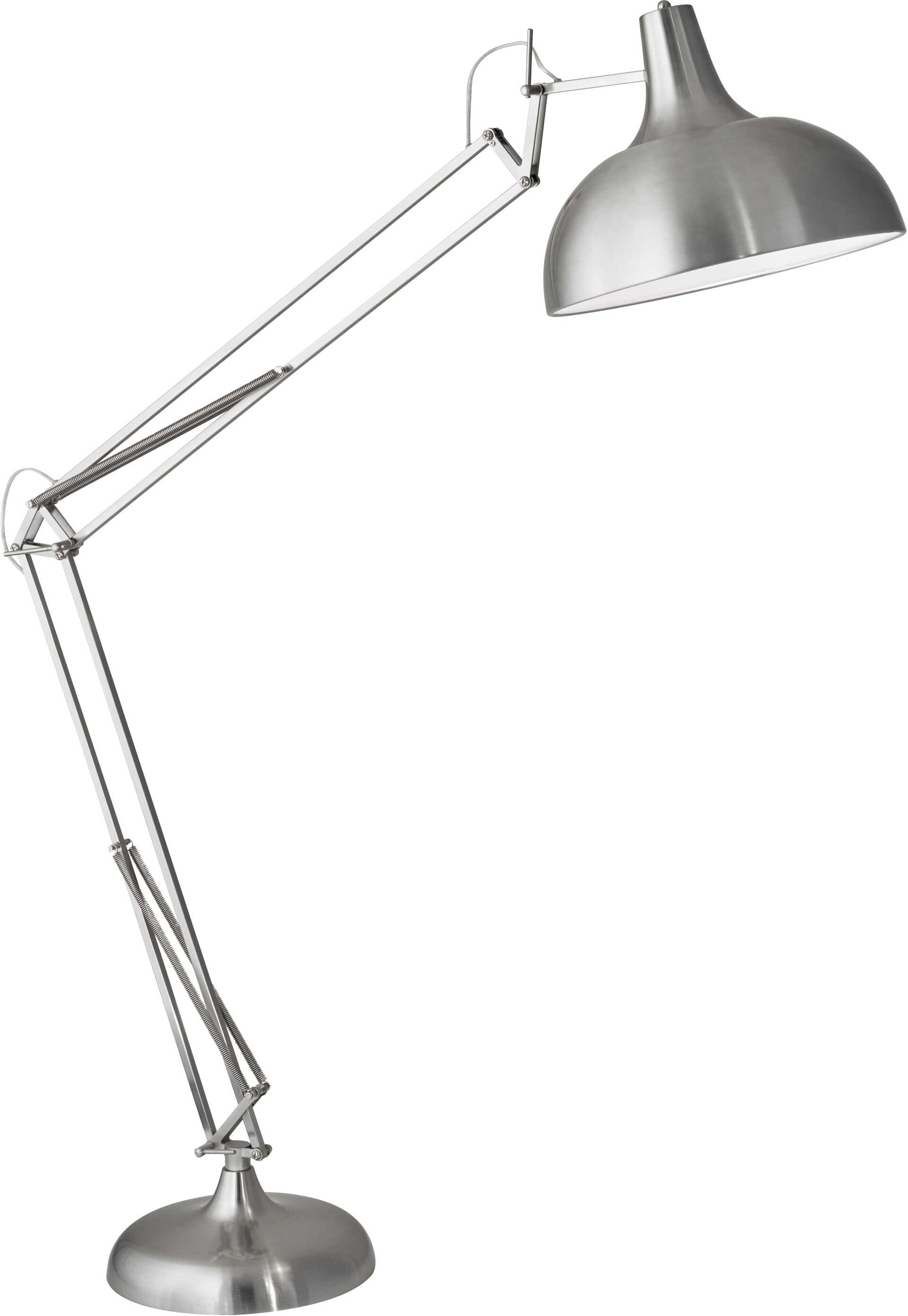 Atlas Floor Lamp Brushed Steel Adesso Furniture inside proportions 1920 X 2782