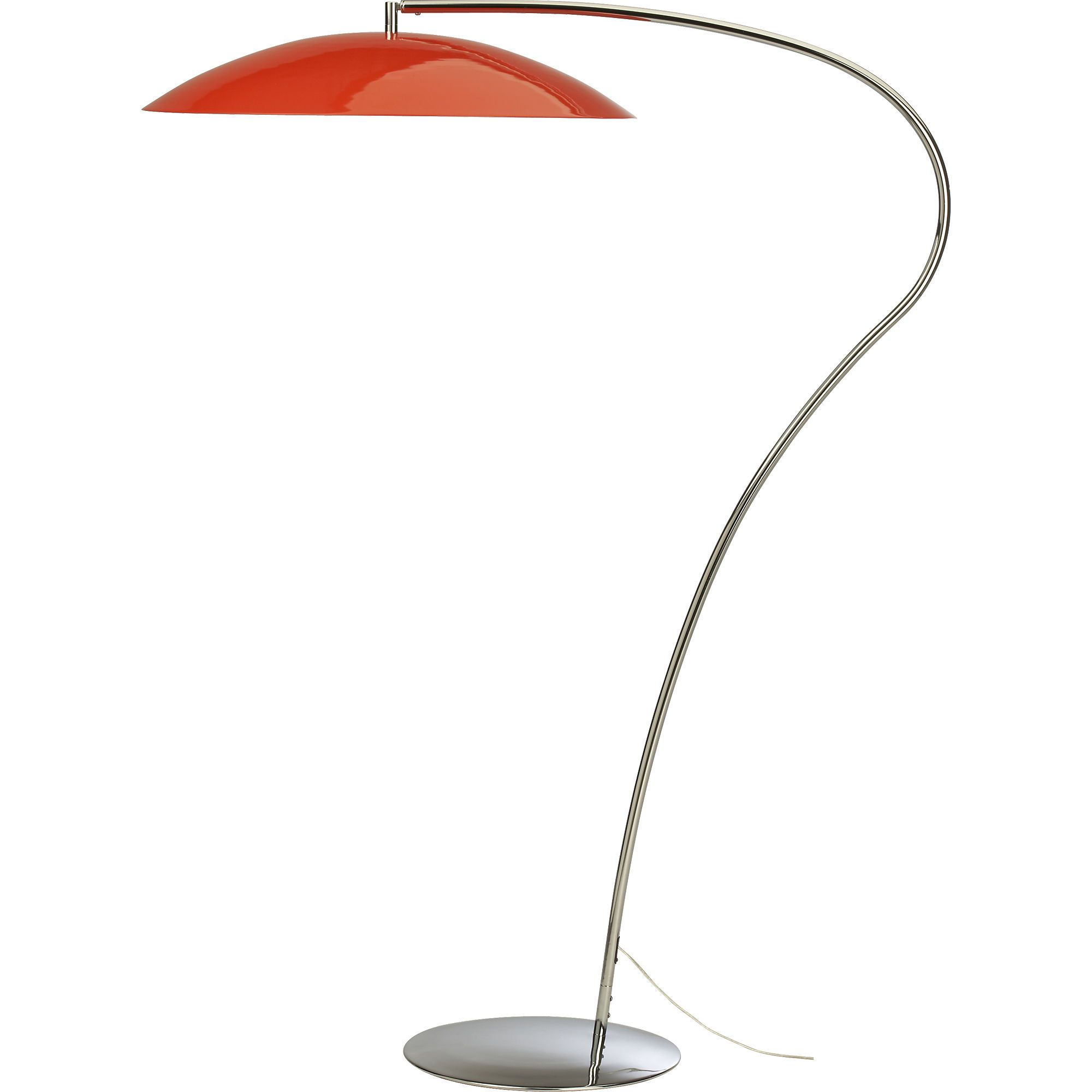 Atomic Lobster Arc Floor Lamp Cb2 Arc Floor Lamps Red with sizing 2000 X 2000