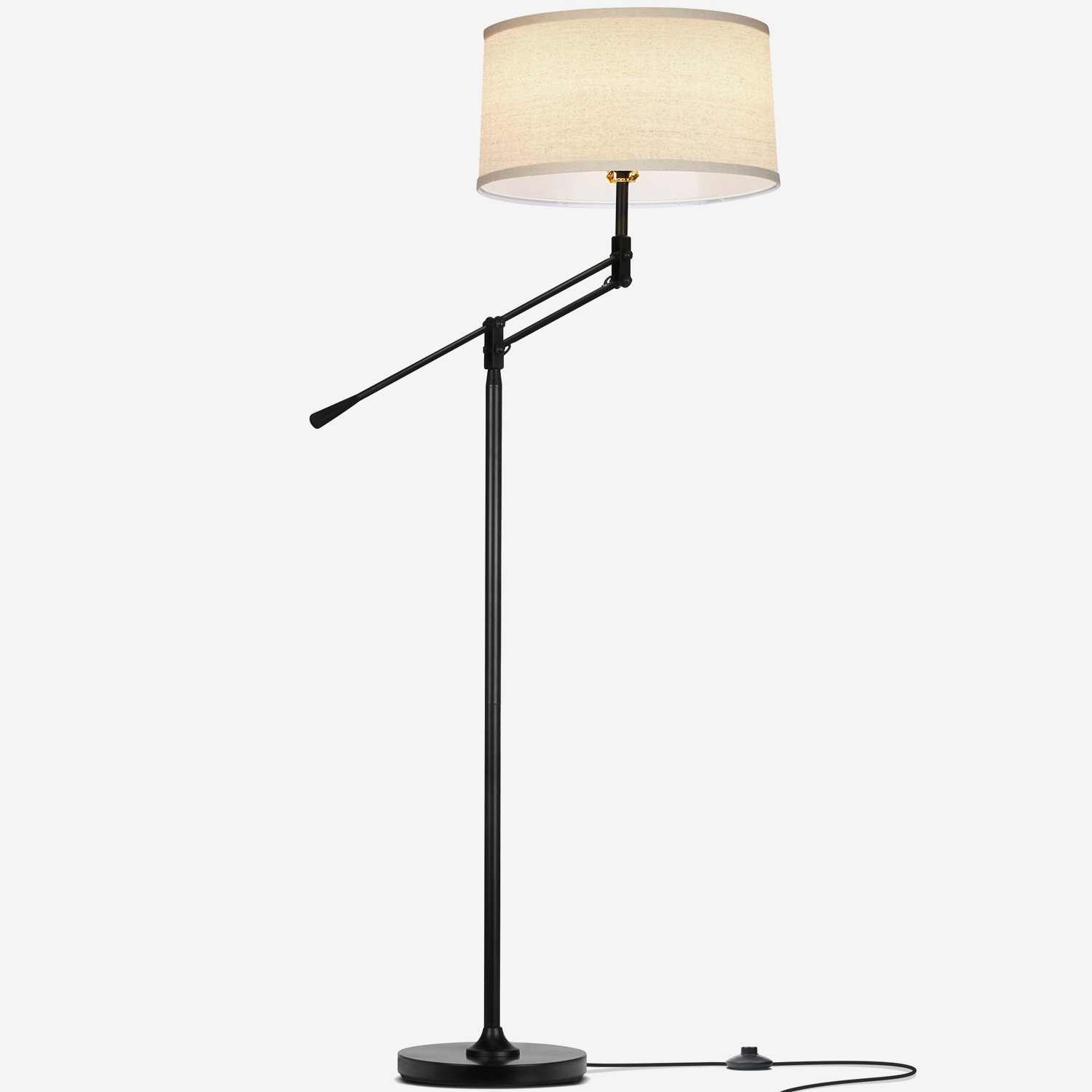 Ava Led Floor Lamp For Living Rooms Bright Reading Downlight inside size 1500 X 1500