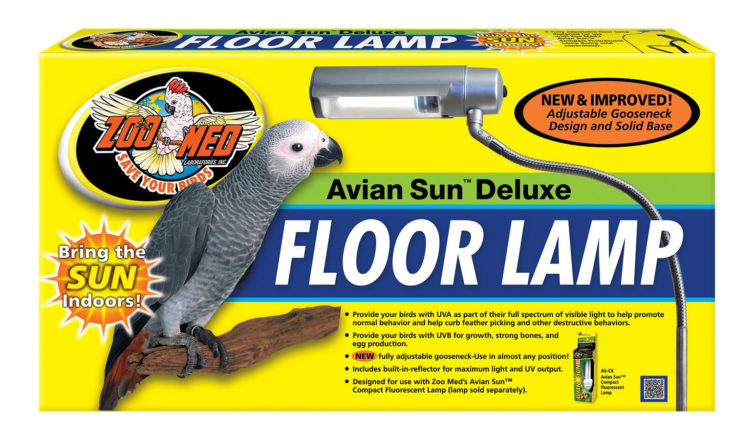 Avian Sun Deluxe Floor Lamp Zoo Med Laboratories Inc for measurements 1543 X 900