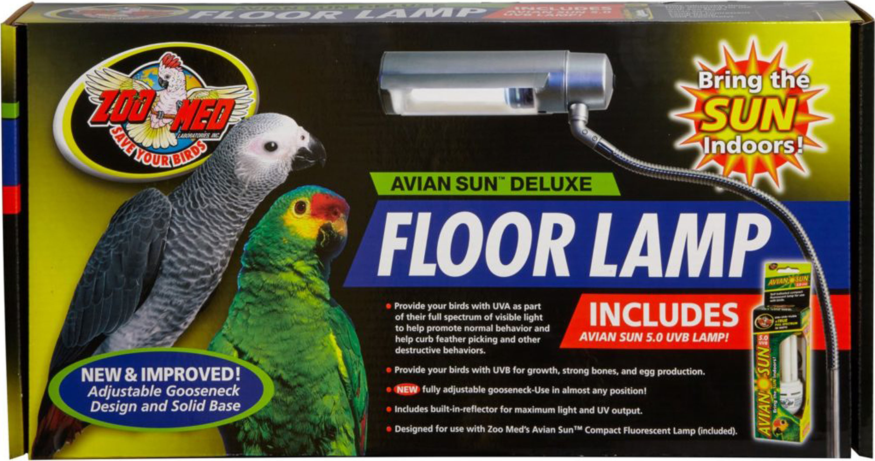 Aviansun Deluxe Floor Lamp With Avian Sun Walmart with measurements 3000 X 1580