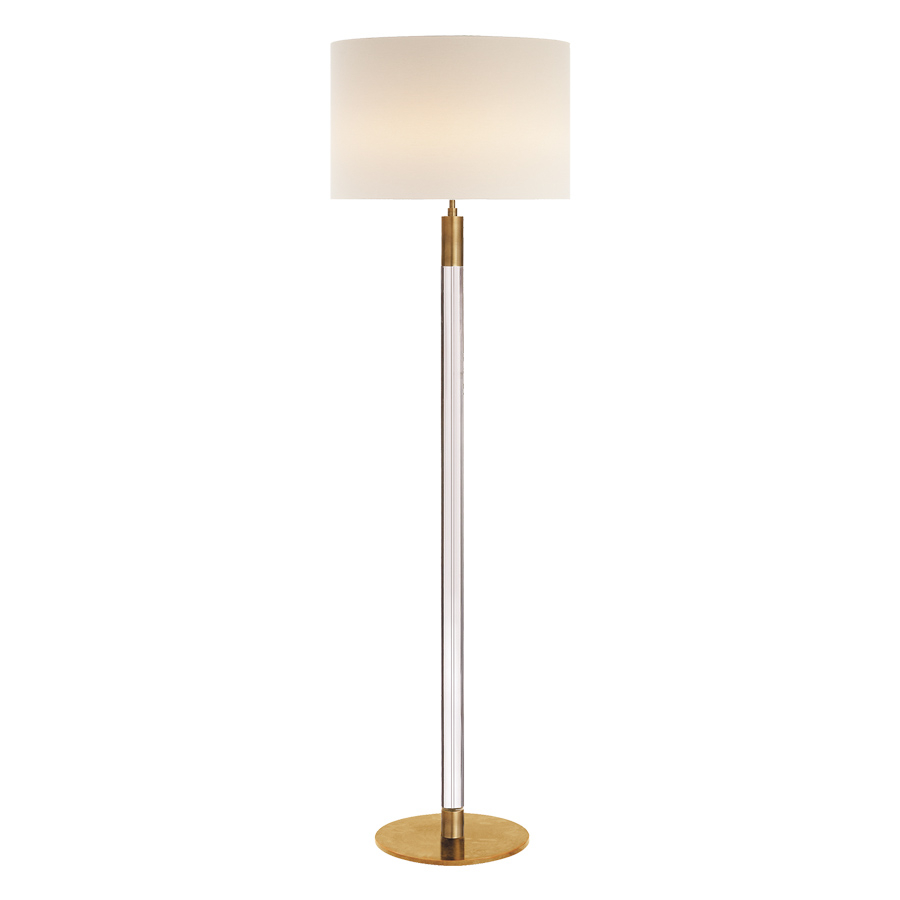 B391l Visual Comfort Riga Floor Lamp In Hand Rubbed in proportions 900 X 900