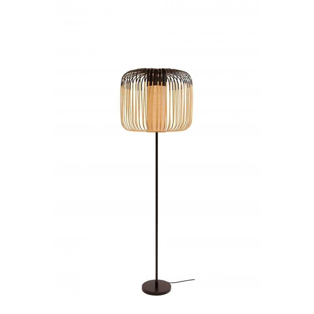 Bamboo Black Modern Floor Lamp in size 1000 X 1000