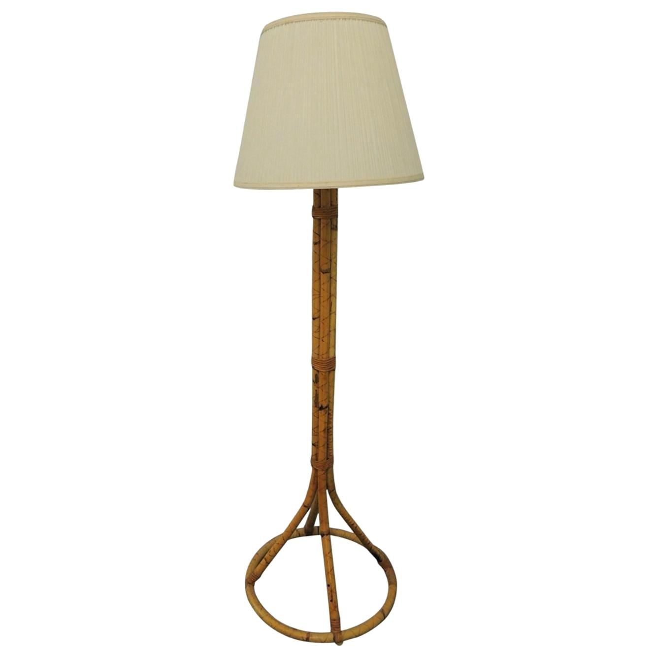 Bamboo Floor Lamp Pontogco regarding measurements 1330 X 1330