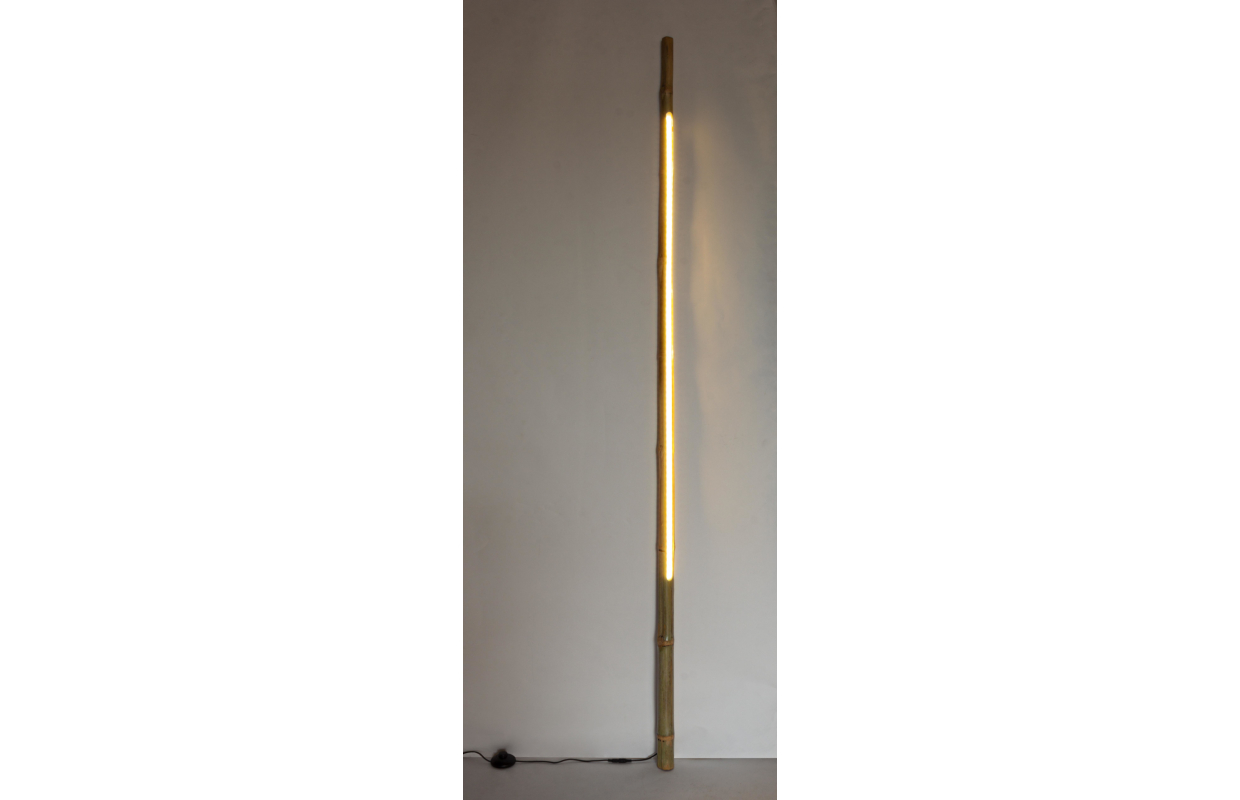 Bamboo Led Tube Floor Lamp H200 for dimensions 1240 X 800