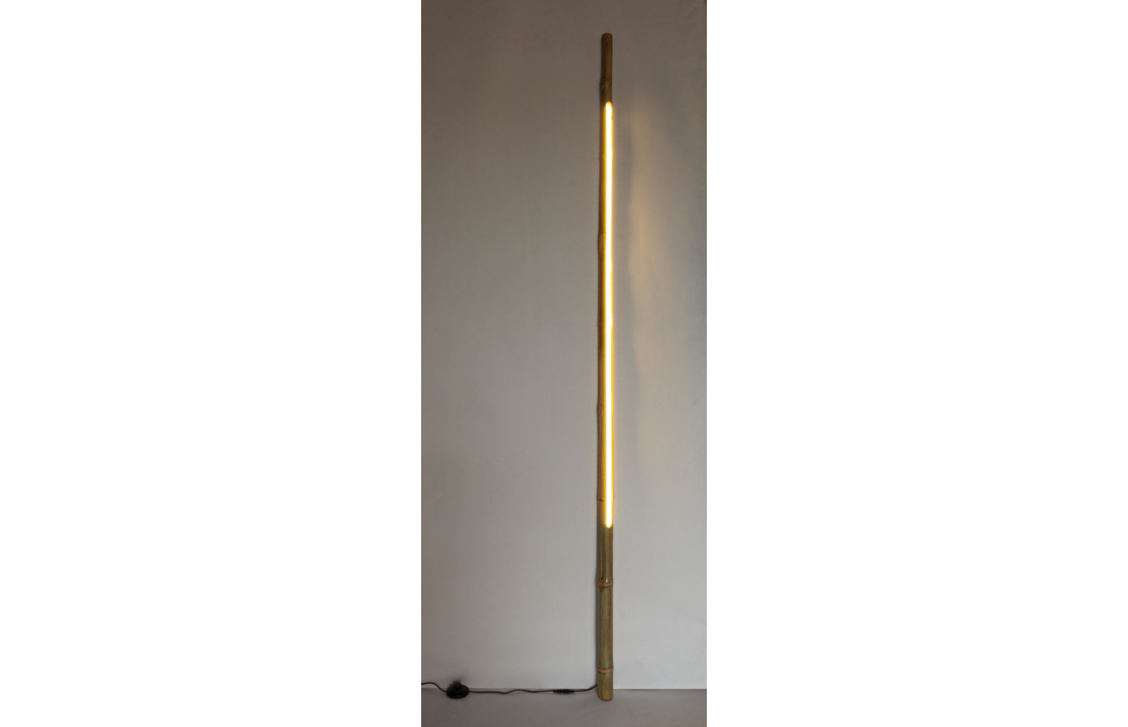 Bamboo Led Tube Floor Lamp H200 pertaining to sizing 1240 X 800