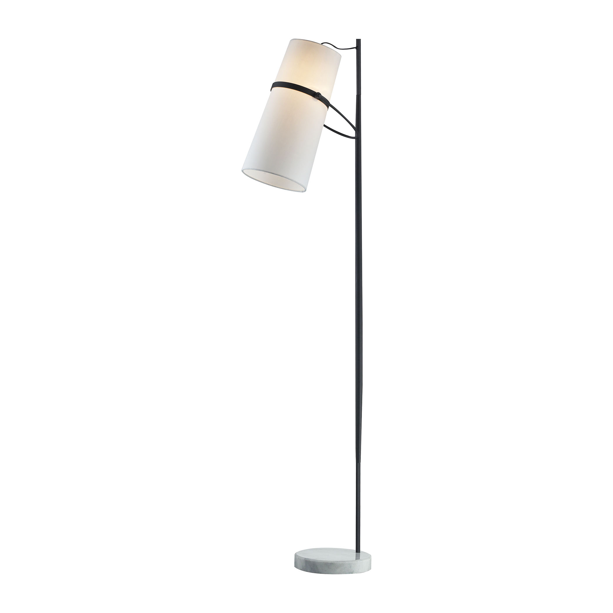 Banded Shade Floor Lamp Dimond Lighting D2730 for measurements 2100 X 2100