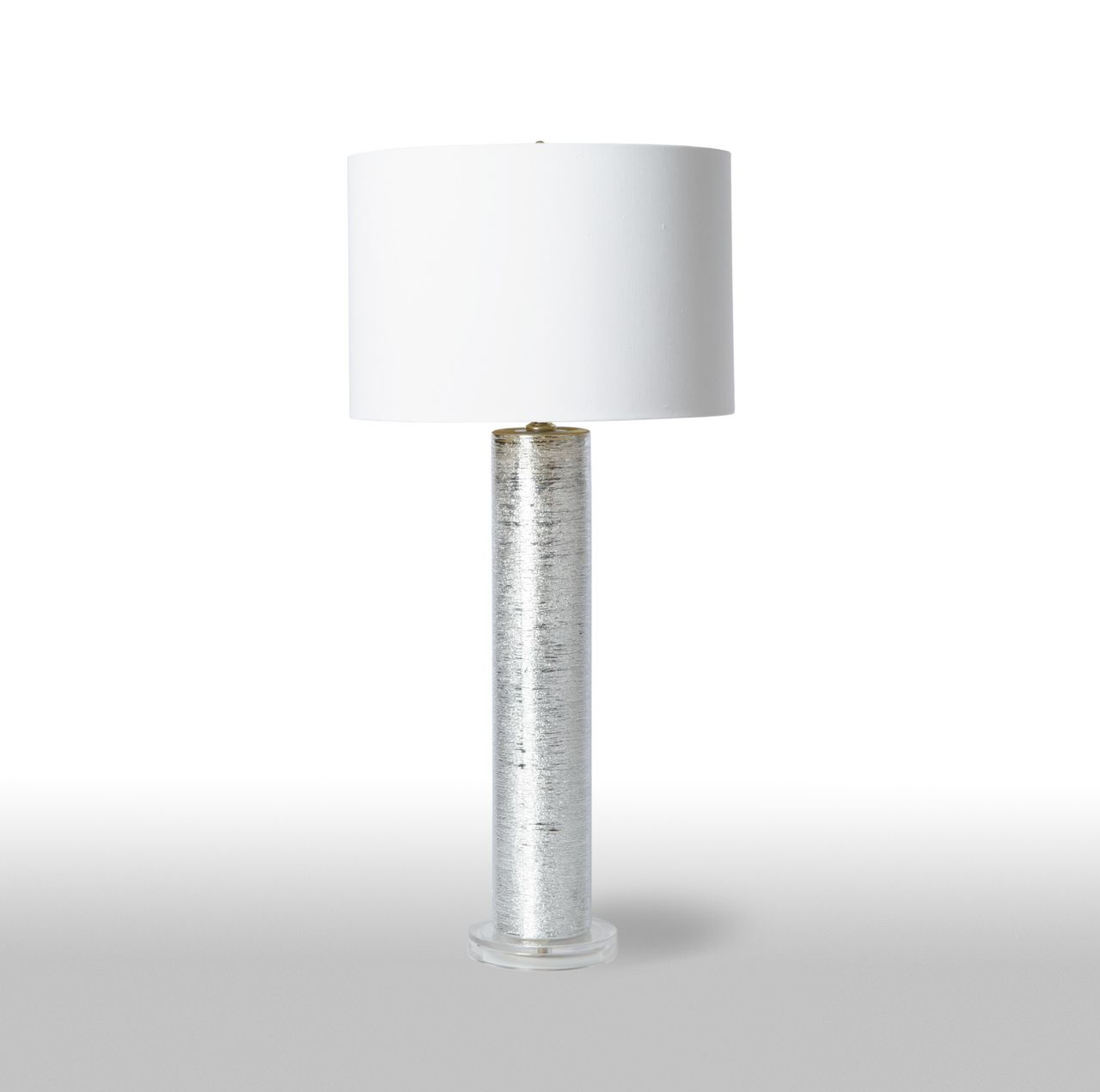 Barbara Cosgrove Spun Silver Table Lamp Infuses Interiors within measurements 1280 X 1271