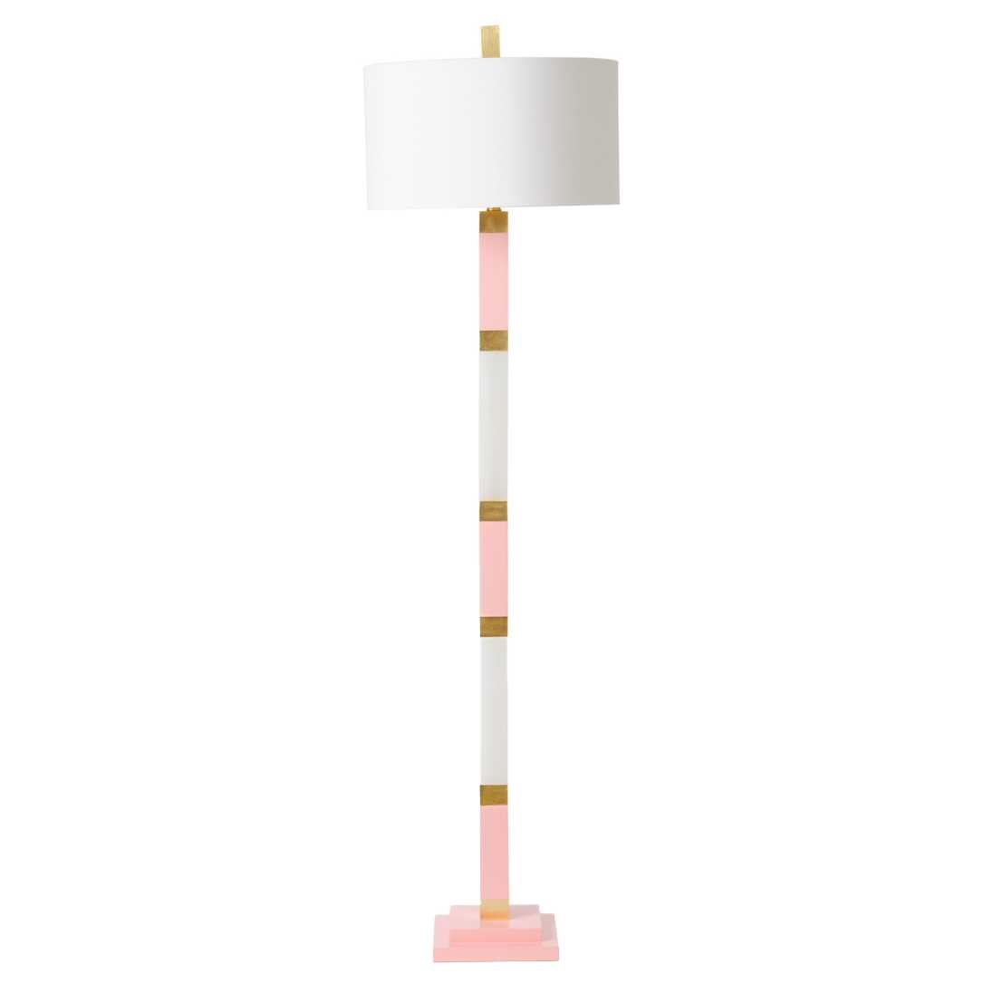 Barbara Cosgrove Stick Floor Lamp Pink Gold intended for sizing 1086 X 1086