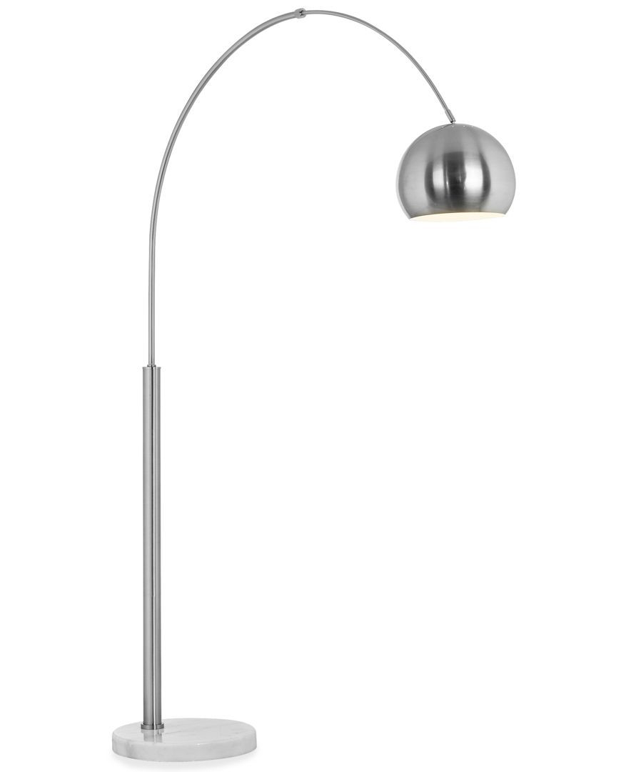 Basque Arc Nickel Floor Lamp Wish List Arc Floor Lamps in proportions 884 X 1080