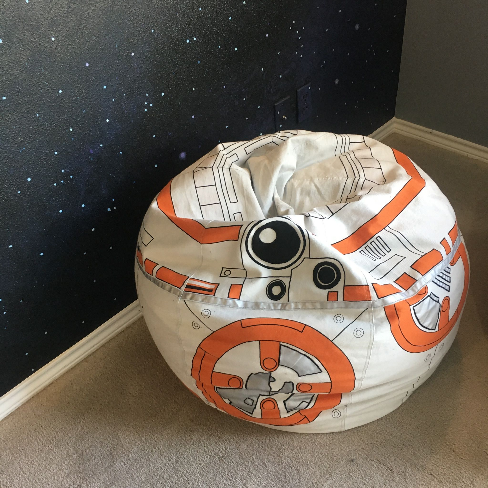 Bb8 Beanbag Finials For Curtain Rods Wall Decals in proportions 2047 X 2047