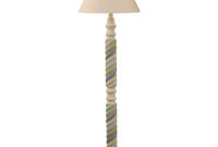 Beach Floor Lamps Cottage Stripe Small Rope Floor Lamp for proportions 1200 X 1200