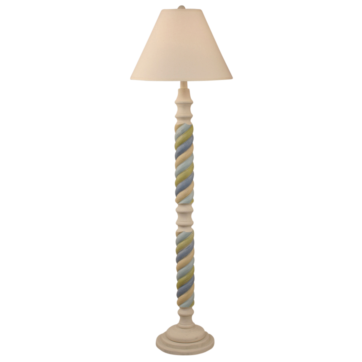 Beach Floor Lamps Cottage Stripe Small Rope Floor Lamp with regard to sizing 1200 X 1200