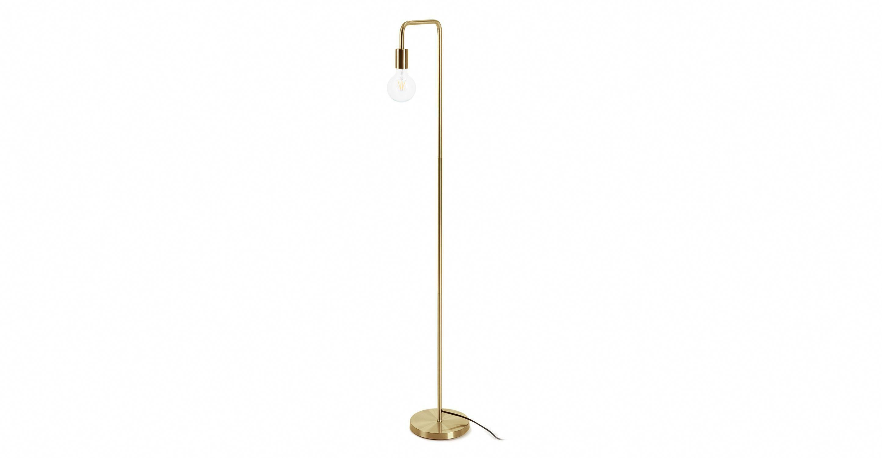 Beacon Brass Floor Lamp Lighting Article Modern Mid with proportions 2890 X 1500