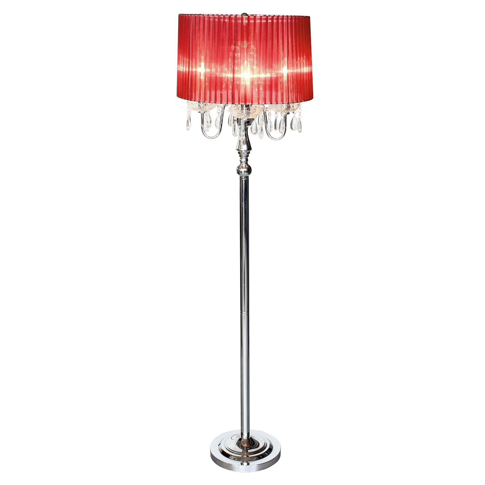 Beaumont 4 Light Red Floor Lamp in dimensions 1600 X 1600