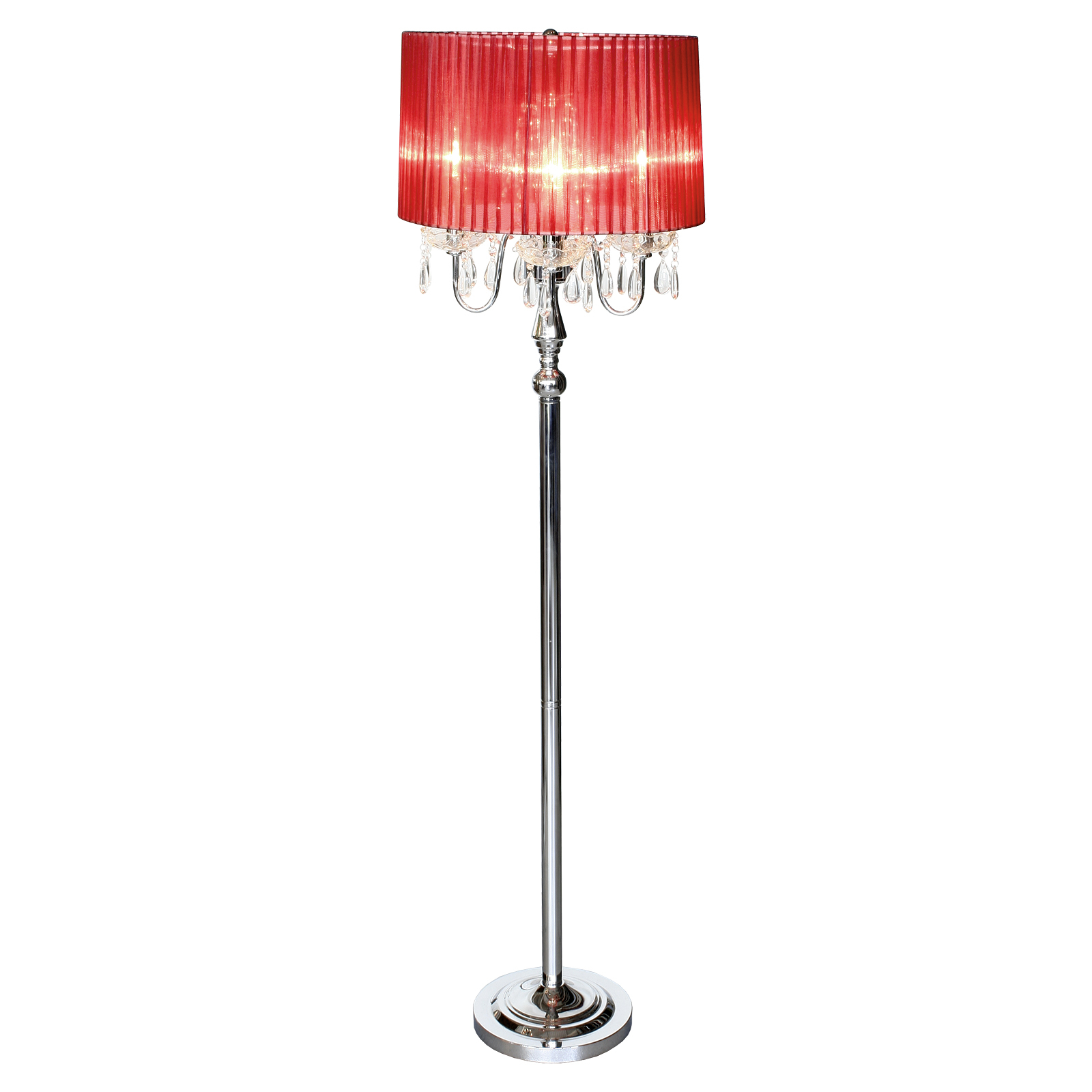 Beaumont 4 Light Red Floor Lamp regarding dimensions 1600 X 1600