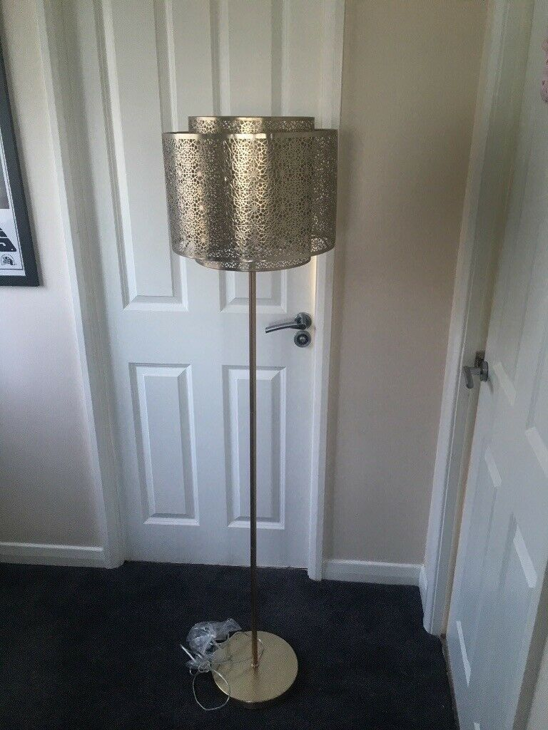 Beautiful Metal Cut Out Floor Lamp From Next Bronze Effect New Without Box In Lisburn County Antrim Gumtree pertaining to dimensions 768 X 1024