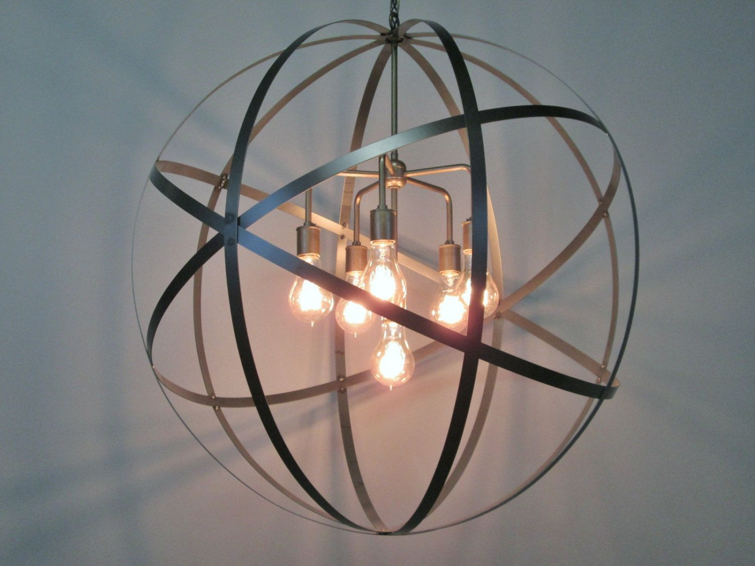 Beautiful Orb Chandelier For Home Decor Lights Ideas within size 1500 X 1125