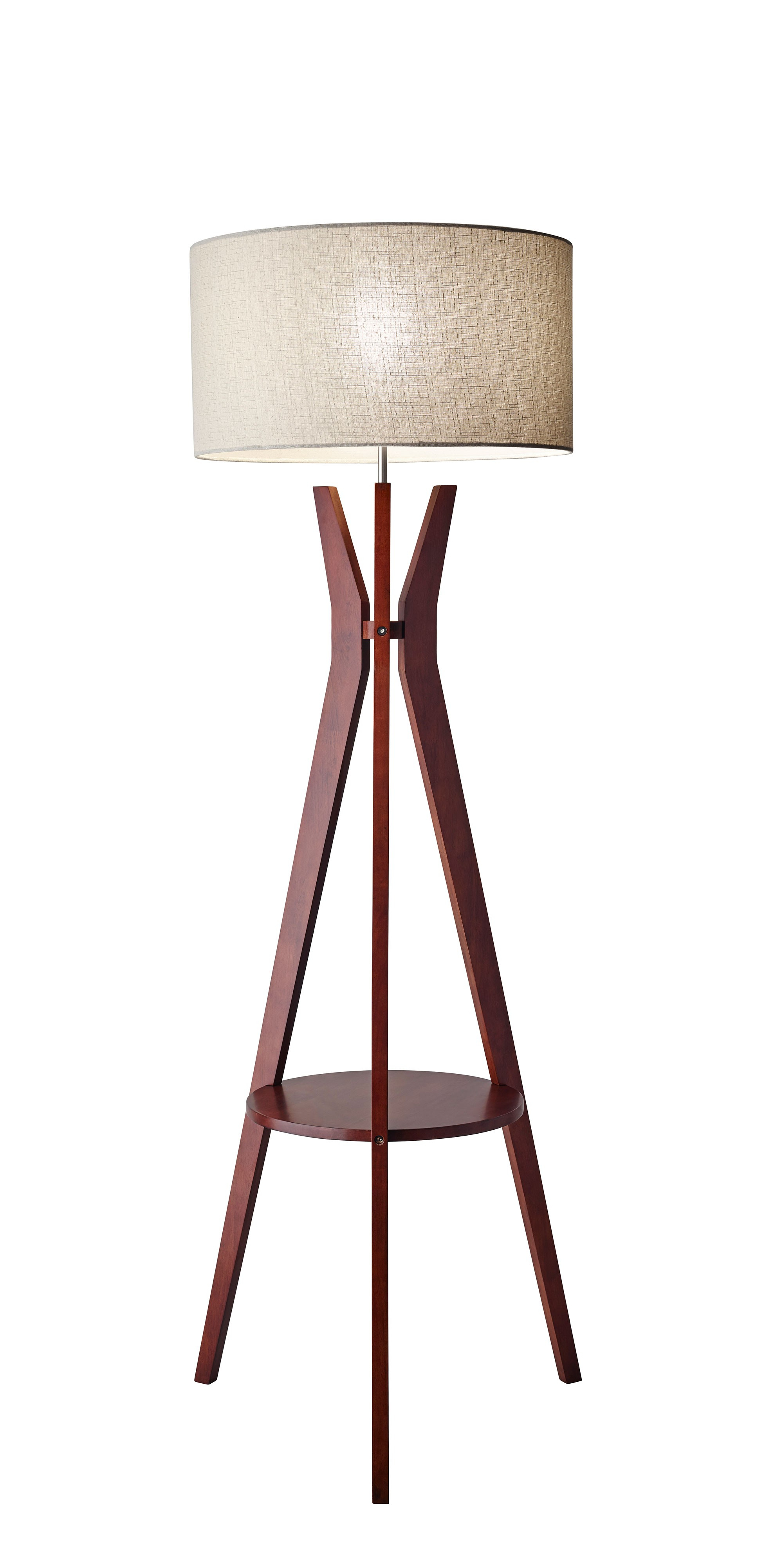 Bedford Shelf Floor Lamp Adesso throughout sizing 2000 X 4007