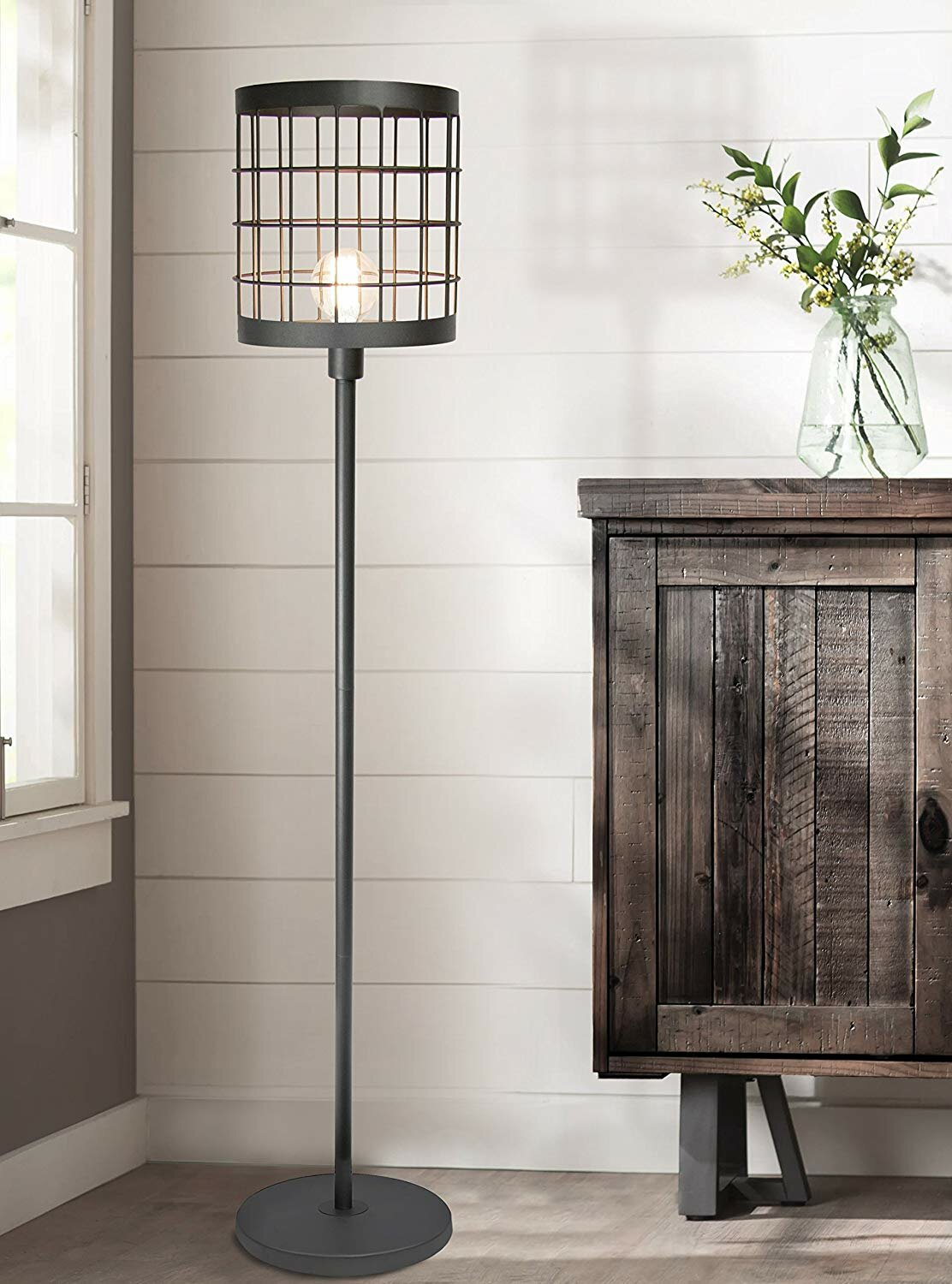 Beene Industrial 635 Torchiere Floor Lamp for sizing 1112 X 1500