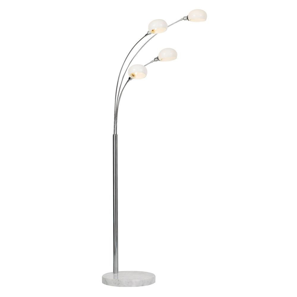 Bel Air Lighting 75 In Brushed Nickel Indoor Floor Lamp regarding size 1000 X 1000