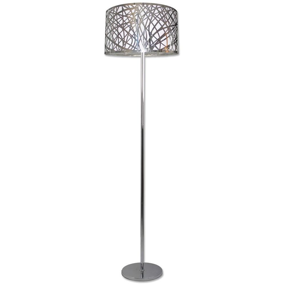 Beldi Nice Collection 63 In 1 Light Chrome Floor Lamp for measurements 1000 X 1000