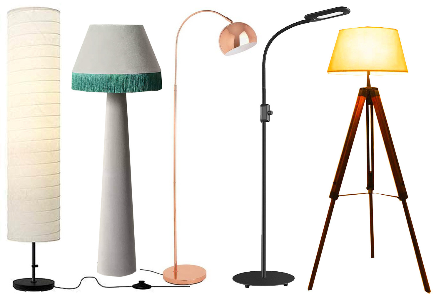 Best Floor Lamps 2019 Dimmable Lamps Copper Lamps Fringed pertaining to dimensions 1500 X 1000
