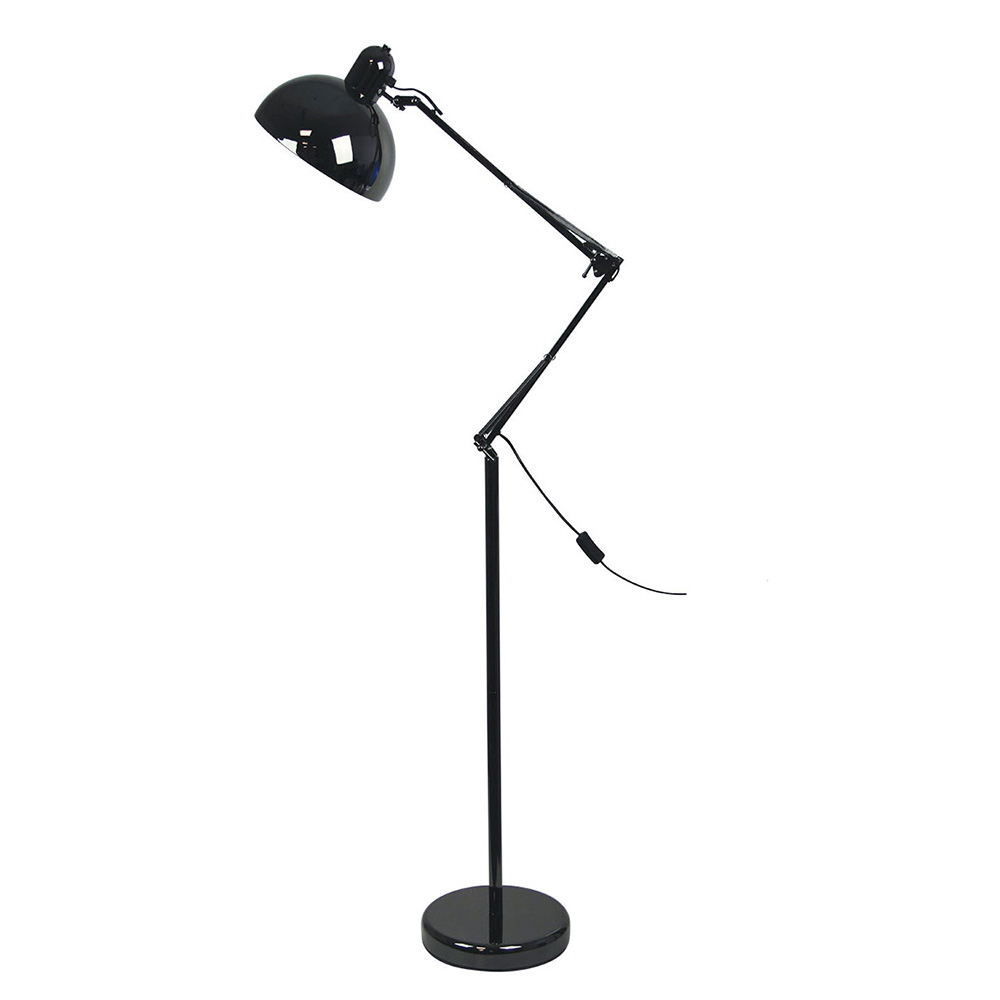 Bianca 1 Light Adjustable Floor Lamp Gunmetal Sl98521gm in proportions 1000 X 1000