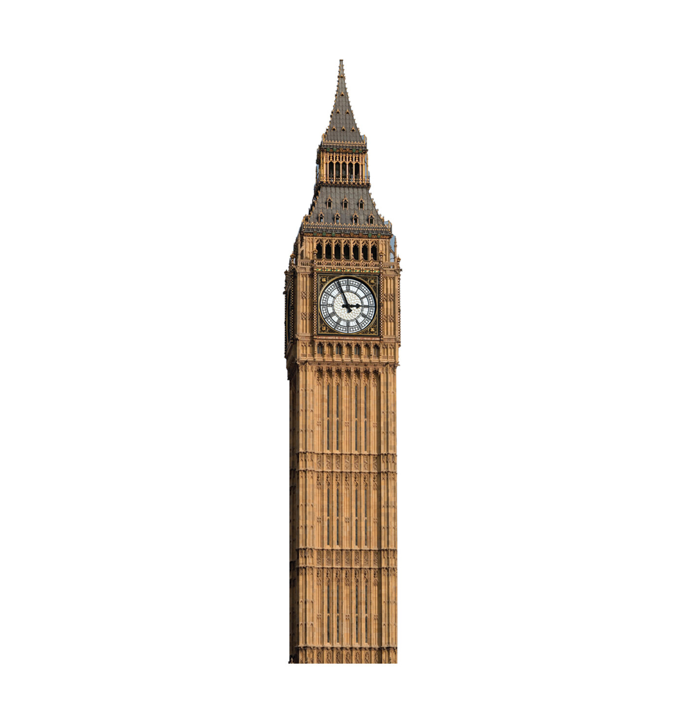 Big Ben Clock Tower Cardboard Stand Up pertaining to size 1400 X 1494