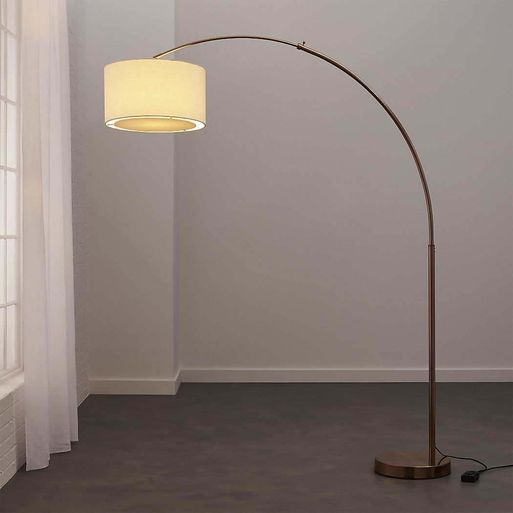 Big Dipper Arc Brass Floor Lamp Reviews Brass Floor Lamp with regard to size 1050 X 1050