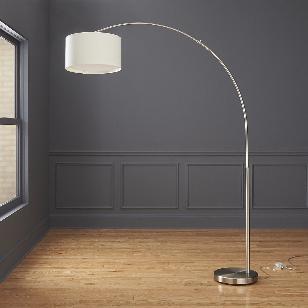 Big Dipper Silver Arc Floor Lamp Reviews Arc Floor Lamps throughout dimensions 1050 X 1050