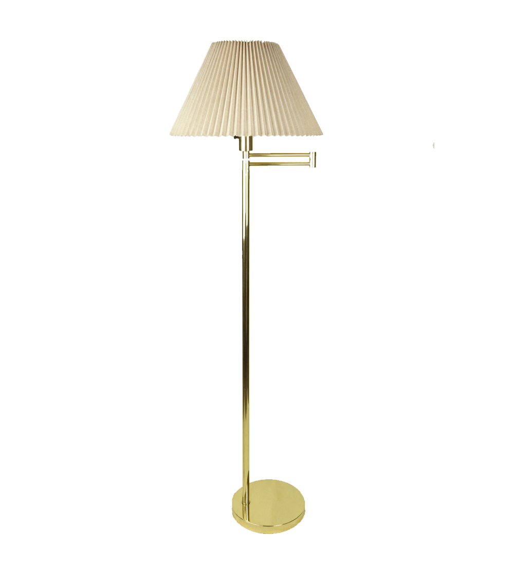 Billy Baldwin Brass Floor Lamp Keystone Lamps And Shades Inc throughout size 1000 X 1127