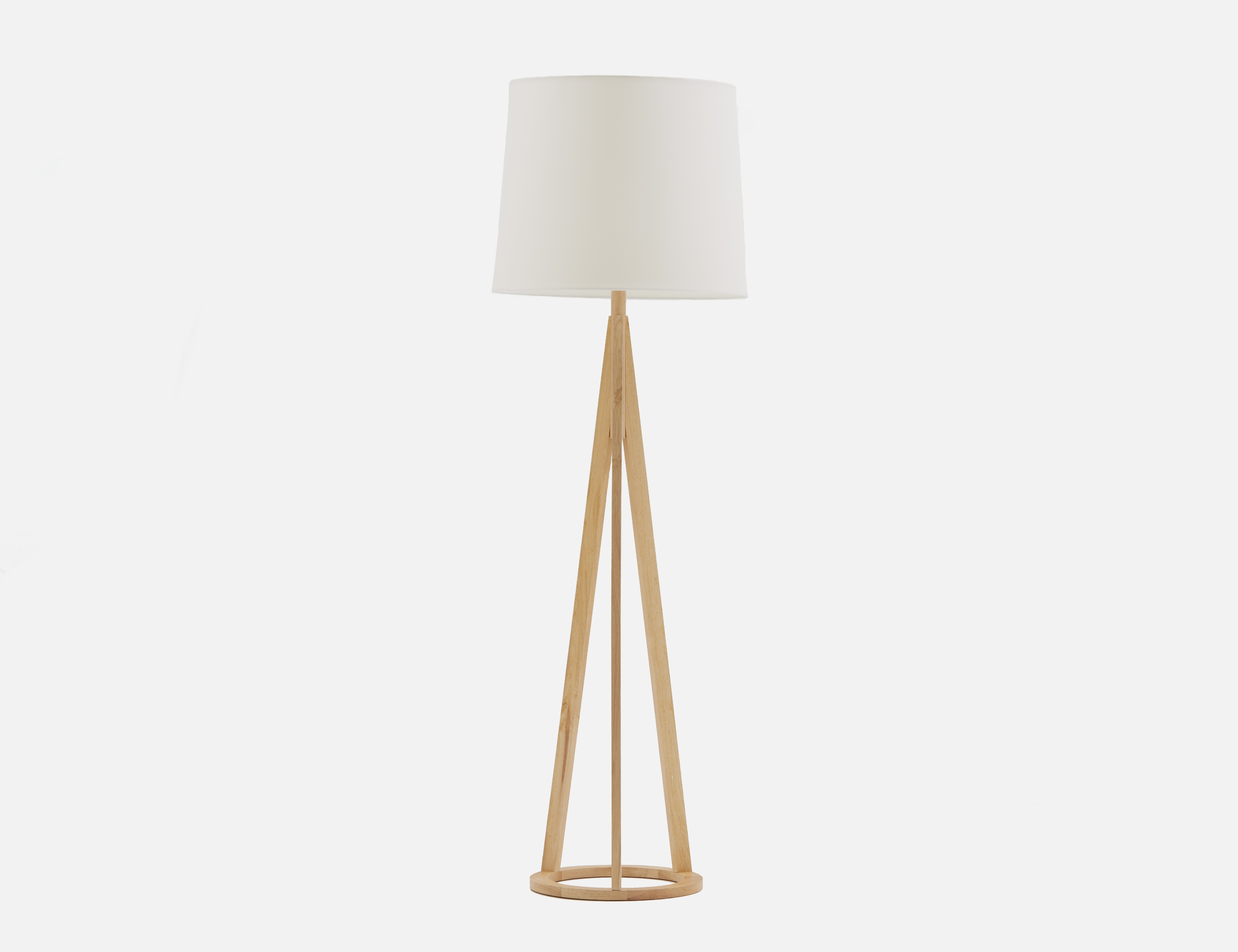 Bimini White And Natural Floor Lamp 160cm Height Structu for proportions 4897 X 3767