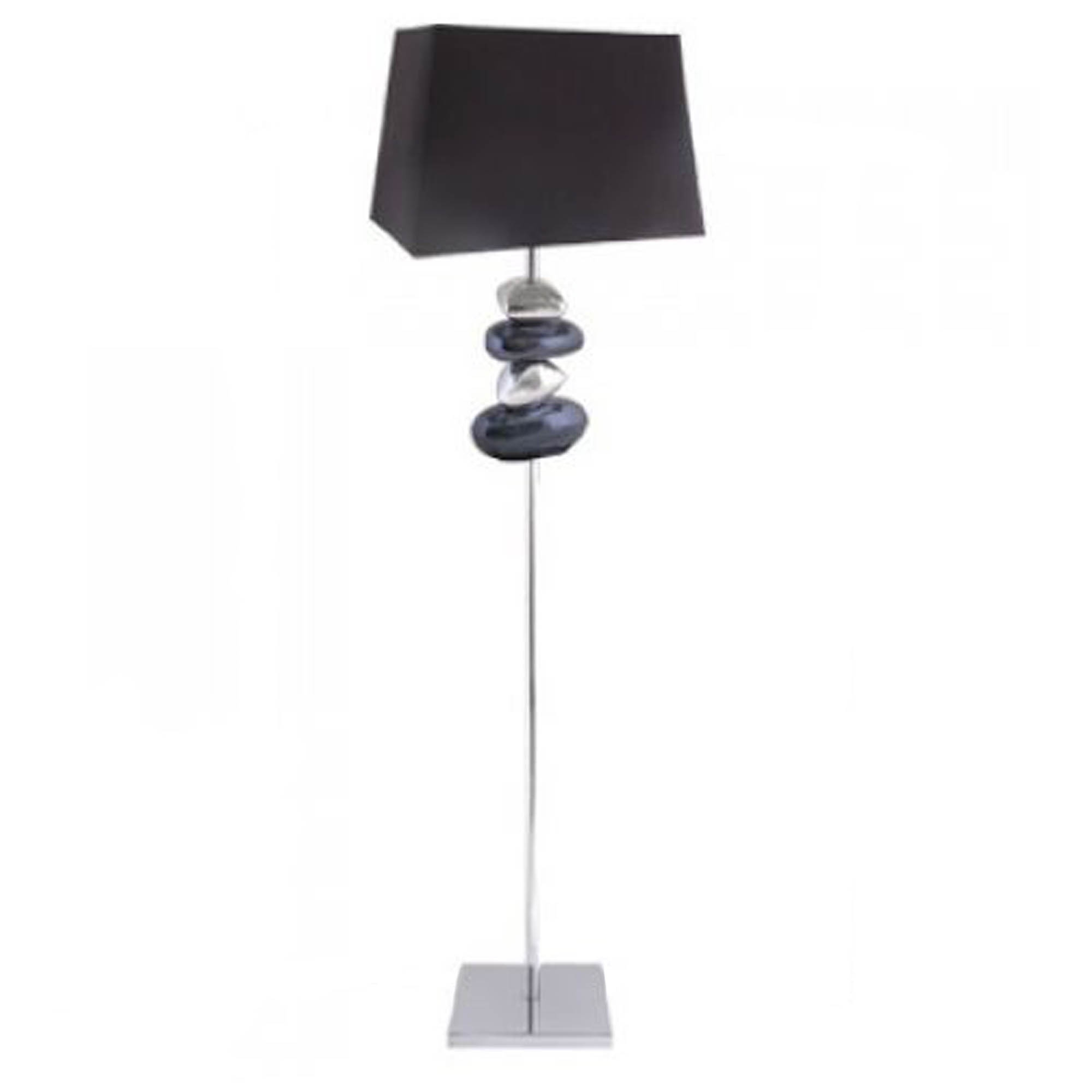 Black And Chrome Pebble Floor Lamp inside measurements 2000 X 2000