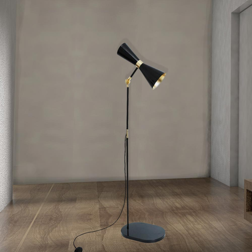 Black Contemporary Floor Lamp Cl 33990 1 with sizing 1000 X 1000
