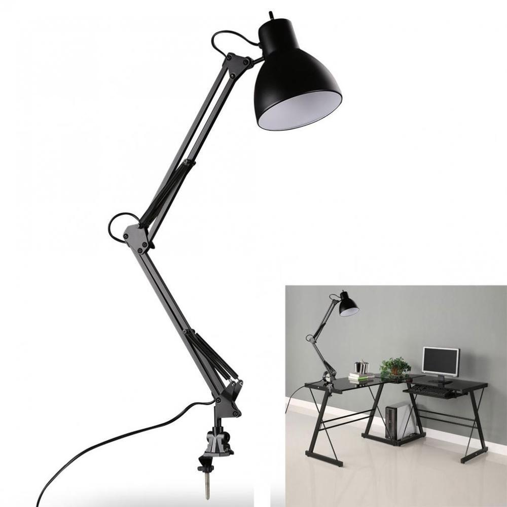 Black Flexible Swing Arm Clamp Mount Lamp Office Studio Home with regard to proportions 1000 X 1000