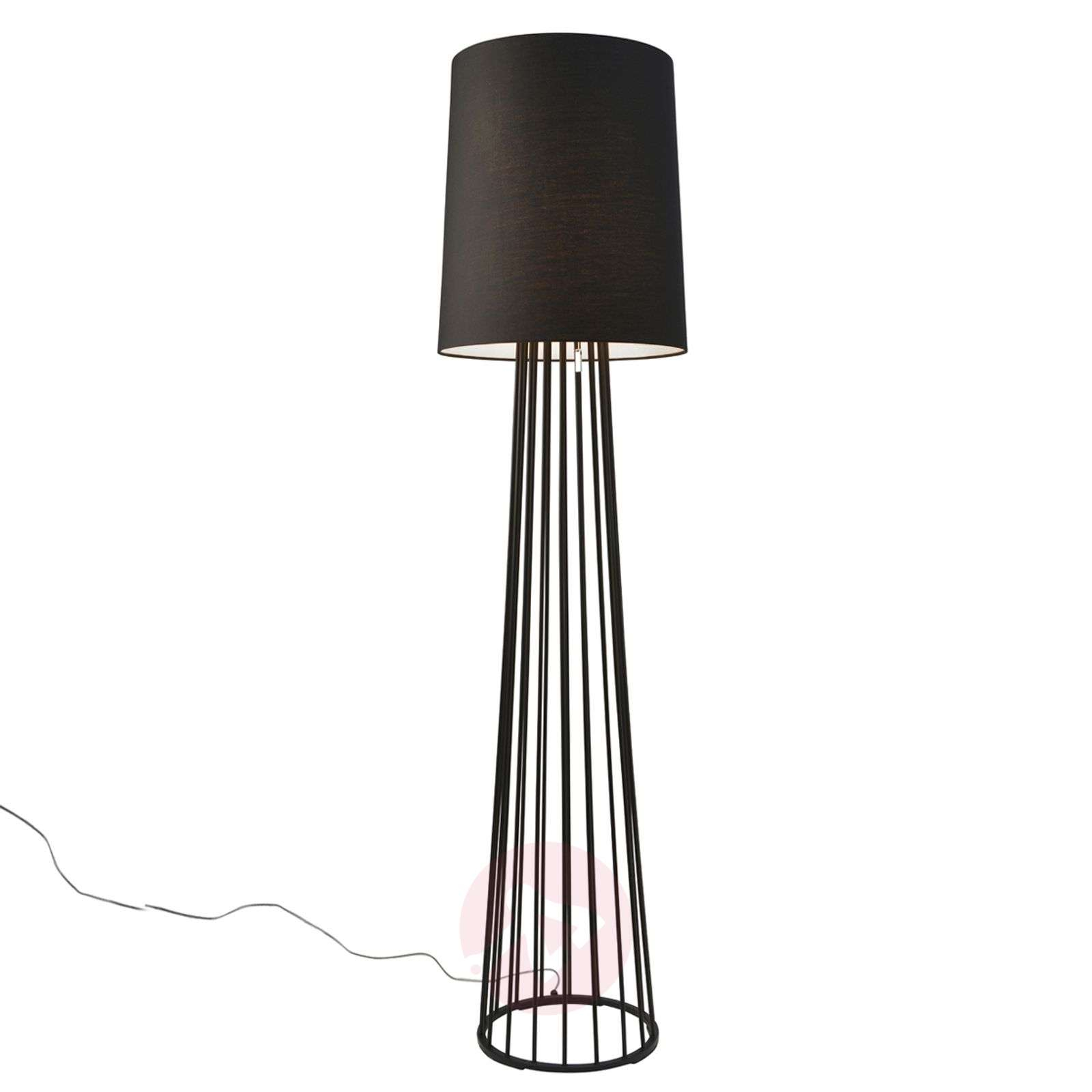 Black Floor Lamp Milan With Pull Switch in sizing 1600 X 1600