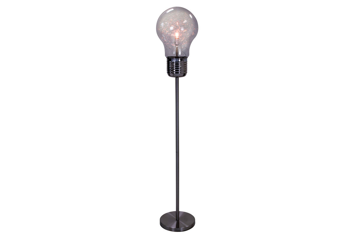 Black Lightbulb Floor Lamp throughout size 1200 X 800