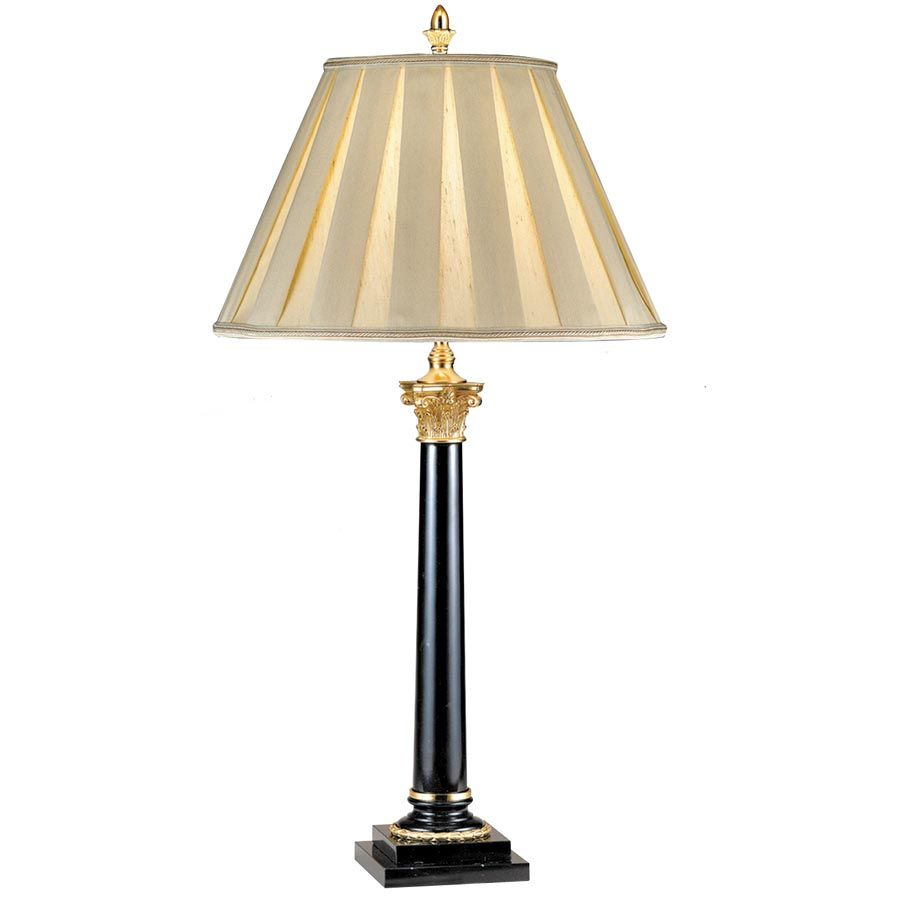 Black Marble Corinthian Column Lamp Lamps Home Decor inside sizing 900 X 900