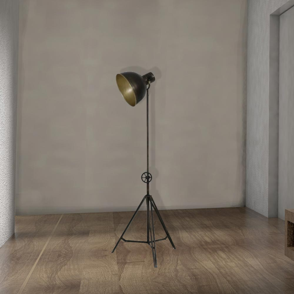 Black Metal Tripod Floor Lamp Cl 33996 for measurements 1000 X 1000