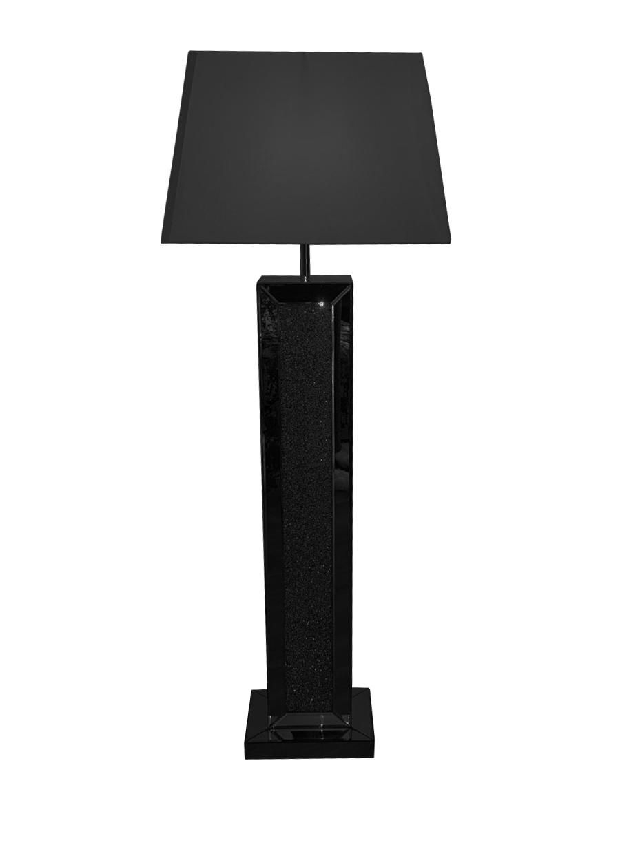 Black Mirror Crush Mirrored Floor Lamp In 2019 Black within proportions 913 X 1243