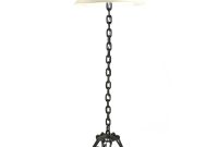 Black Painted Chain Floor Lamp French Circa 1960 inside size 1400 X 1400